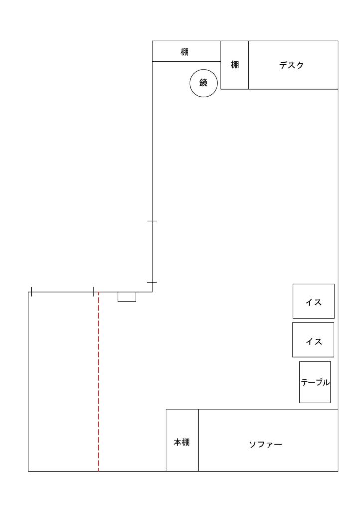 2階の部屋概略図